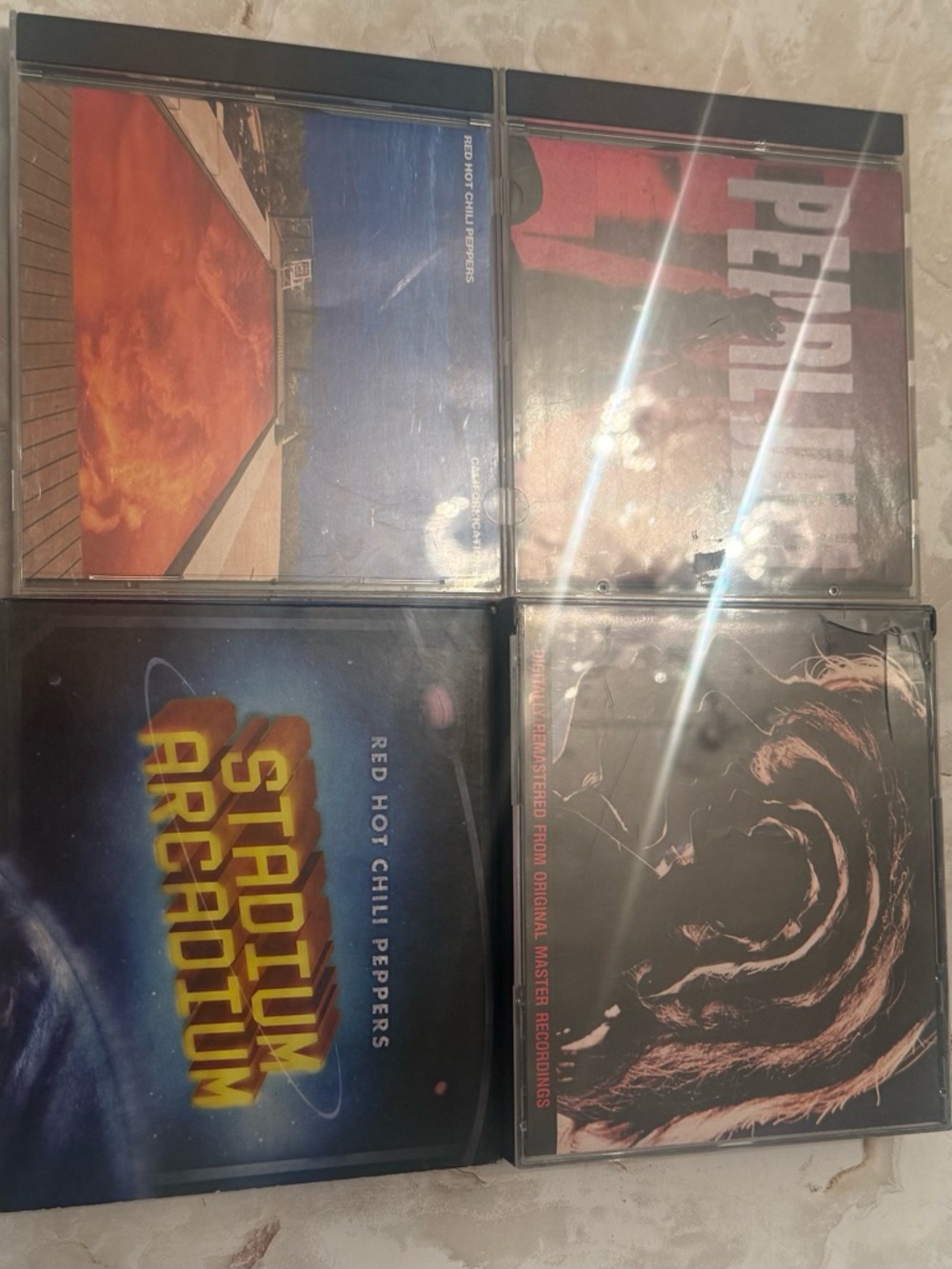 Red Hot Chili Peppers CD Lot - Multiple Album Covers (Blue, Red, Black)